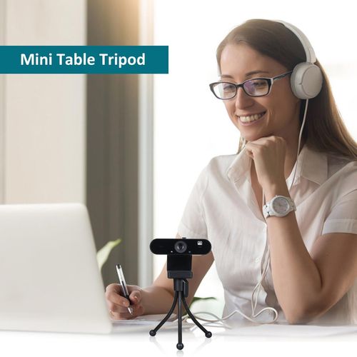 Mini Desktop Tripod Stand with 1/4 Inch Screw Hole Portable Folding Desktop Stand Mobile Tabletop Video Webcam Web Camera Bracket for Live Streaming Online Meeting Teaching Video Calling NO5138