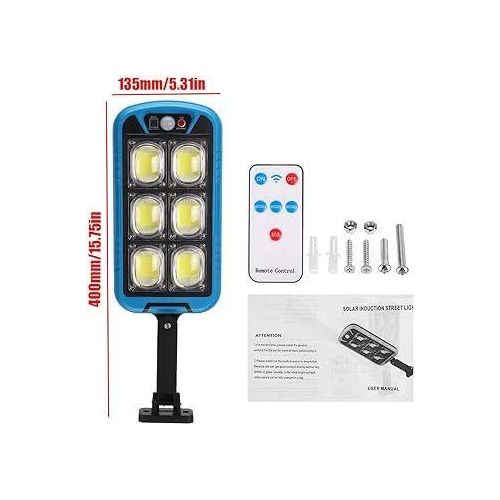150W Wall Mounted  Solar Sensor Light Blue Yellow Orange