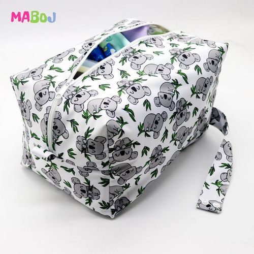 MABOJ Cloth Diaper Pod Large- Reusable Diaper Pods Baby Diaper Bag Handbags Diaper Organizer Stroller Nappy Wetbag Mom