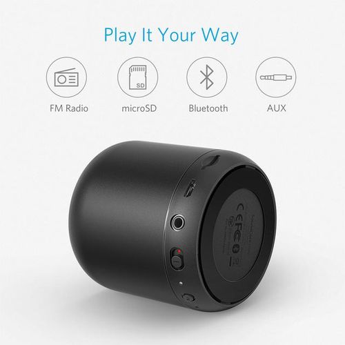 Anker Soundcore Mini Super-Portable Bluetooth Speaker With 15-Hour Playtime 66-Foot Bluetooth Range Enhanced Bass Microphone