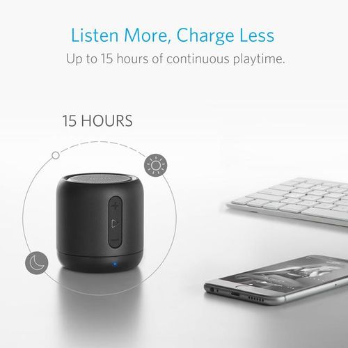 Anker Soundcore Mini Super-Portable Bluetooth Speaker With 15-Hour Playtime 66-Foot Bluetooth Range Enhanced Bass Microphone