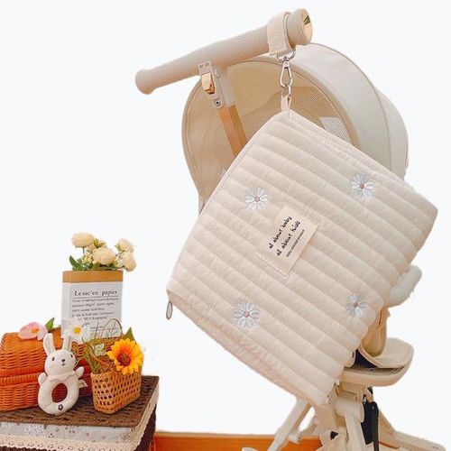 Baby Diaper Bag Cotton Bear Shape Portable Baby Diaper Caddy Organizer Reusable Nappies Stroller Diaper Wet Bag