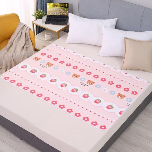 Baby Changing Mat Diaper Reusable Waterproof Cotton Changing Pad Baby Diaper Mattress Newborn Print Floor Mat Play Foldable