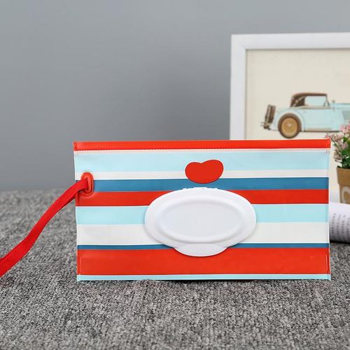 Baby Care Wet Wipe Box Eco-Friendly Wet Tissue Case Cleaning Wipes Container Case Portable Wet Wipe Bag EVA Snap Strap Wipes