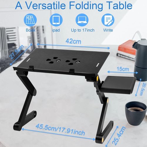 Adjustable Laptop Stand,  Laptop Desk for up to 17