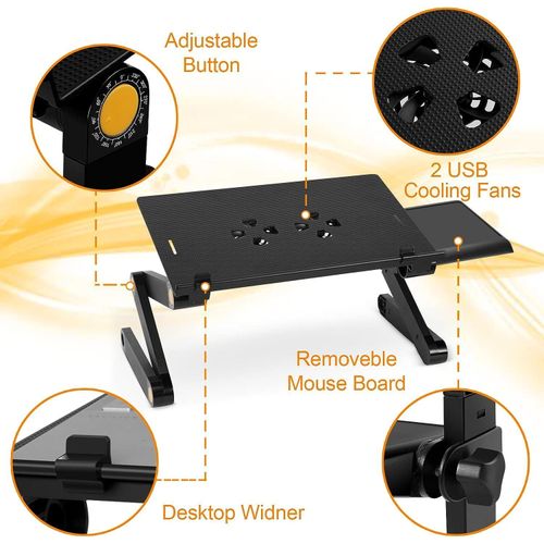 Adjustable Laptop Stand,  Laptop Desk for up to 17