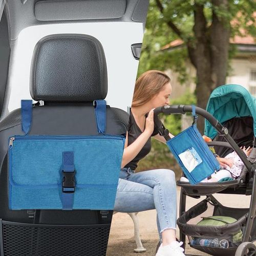 Diaper Changing Mat Extra Large Foldable Travel Mat For Diaper Bag Baby Shower Gifts Essentials Changing Pads For Baby