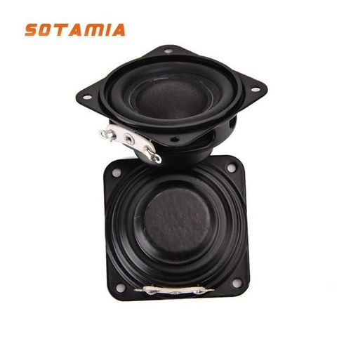 Sotamia 2pcs 40mm Mini Audio Speaker 4 Ohm 3w 16 Core Neodymium Magnetic Full Range Sound Loudspeaker Diy Bluetooth Speakers