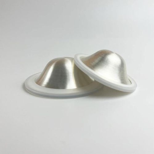 Silver Nursing Cups Silcone Rings Newborn Essentials Must Haves Breastfeeding Nursing Accessories