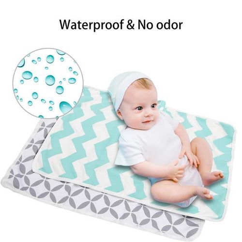 60X37cm Baby Waterproof Diaper Changing Pad Reusable Washable Newborn Travel Mat Station Home Outside Portable Changing Pad