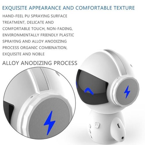 Desk- Bluetooth-Compatible 5.0 Speaker Sound Bar Usb Connect Home Theater Wirelessdustproof Robot Appearance Tf Card