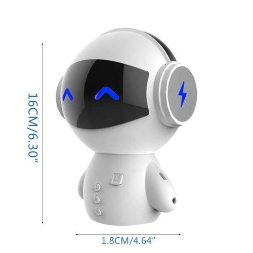 Desk- Bluetooth-Compatible 5.0 Speaker Sound Bar Usb Connect Home Theater Wirelessdustproof Robot Appearance Tf Card