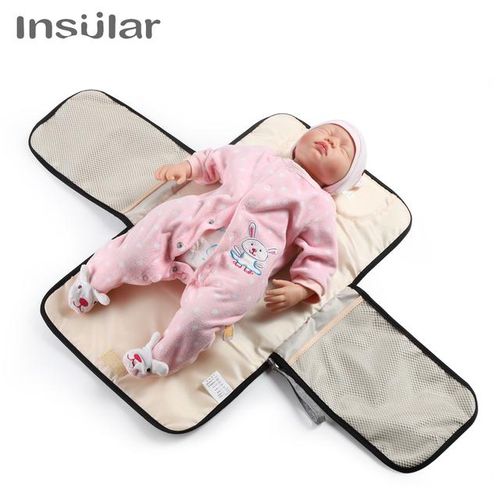 Insular Baby Changing Mat Waterproof Mummy Bag Stroller Portable Diaper Changing Pad Travel Table Changing Station Diaper