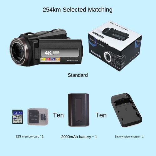 4K HD Digital Video Camera Handheld Shooting Electronic Anti-Shake Digital Camera Outdoor Camera DV