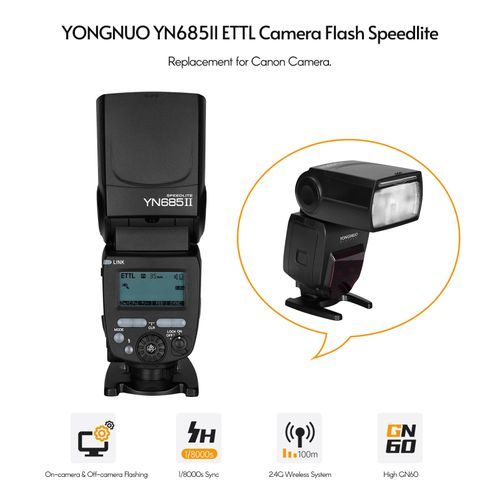 Yongnuo YN685II Camera Flash Speedlite ETTL Speedlight 2.4G Wireless