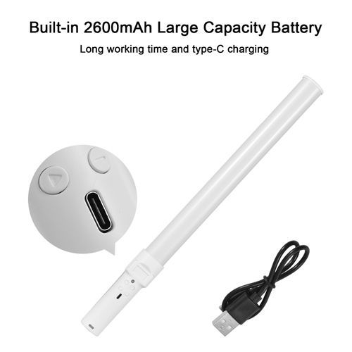Andoer D2 Handheld RGB Light Tube LED Video Light Wand