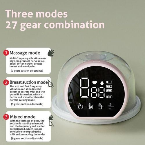 Wearable electric breast pump / invisible / portable large suction / rechargeable / smart maternal breast pump / rechargeable