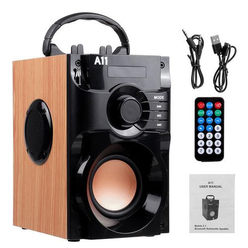 Super Bass Bluetooth Speakers Portable Column High Power 3d Stereo Subwoofer Music Center Support Aux Tf Fm Radio Hifi Boombox