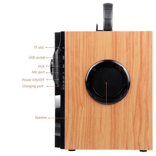 Super Bass Bluetooth Speakers Portable Column High Power 3d Stereo Subwoofer Music Center Support Aux Tf Fm Radio Hifi Boombox