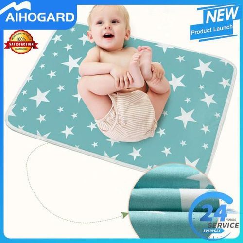 1PCS 50*70cm Baby Diaper Changing Mat Portable Foldable Washable Waterproof Mattress Travel Pad Floor Mats Cushion Reusable
