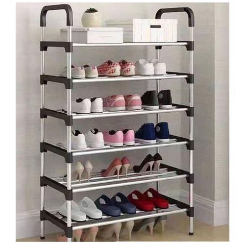 6layers open shoe rack