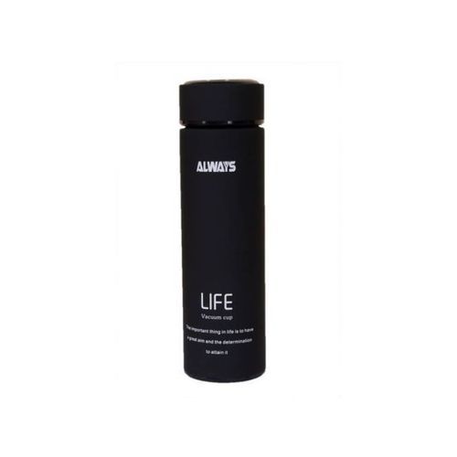 Always Life Vacuum Travel Flask 0.45Ltrs - Black