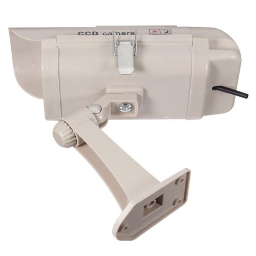 Solar Powered Dummy Security CCTV Simulation LED Light Camera