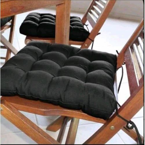 Seat Cushions 40x40cm (set Of 4) - Black
