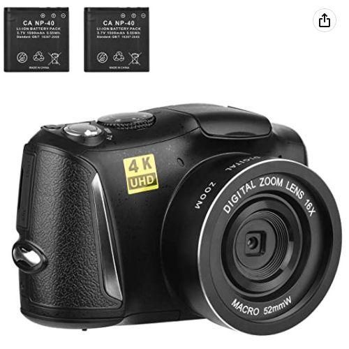 Crossborder English Product Digital Camera, 4K 48MP Full