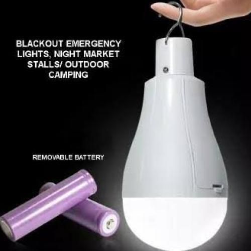 Sv Rechargeable Electricity Bulb - White