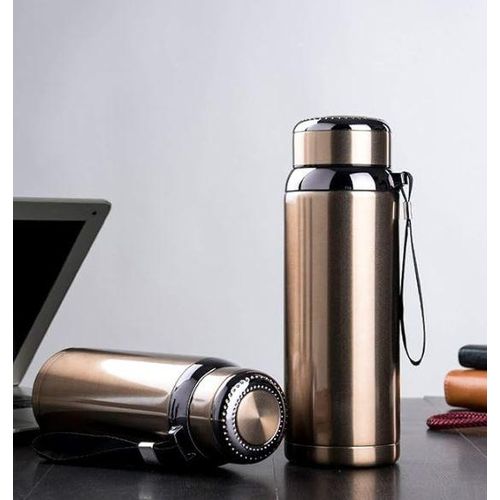 Thermos Cupvacuum Flask For 600/1000ML Stainless Steel Thermos Water Bottle Coffee Cup Travel Mug  Vacuum Flask And Thermos, Blue,Brown,Maroon,Gold