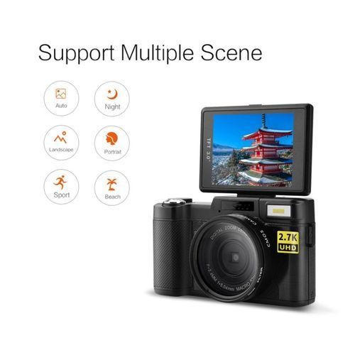 R2 2.7K Vlog Camera 4X Zoom HD Digital Camera