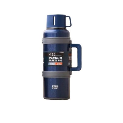 4L Hot & Cold Stainless Steel Vacuum Insulated , 72 Hour Flask -Blue/Green
