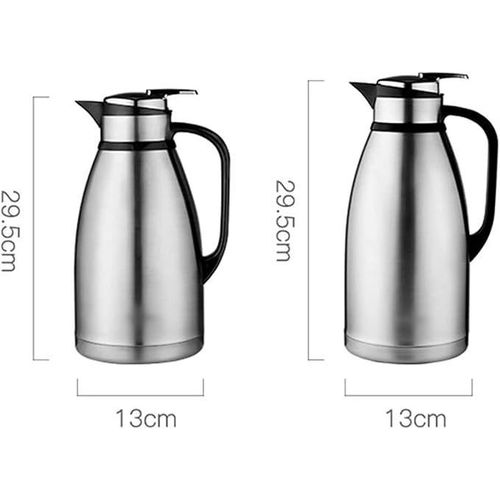 Always Pressing 2.0 Litres Unbreakable Vacuum Flask - Stainless Steel