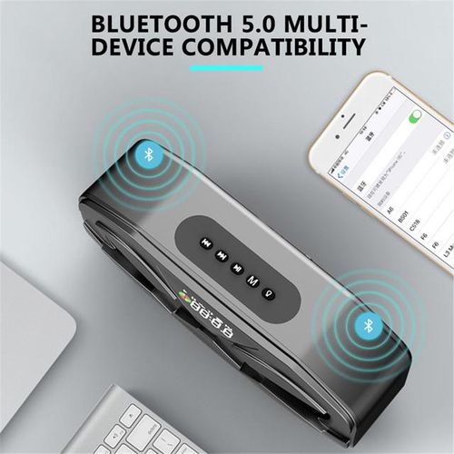 M5 Cool Robot Design Bluetooth Speaker Led Rhythm Flash Wireless Loudspeaker Fm Radio Alarm Clock Tf Card Support Subwoofer