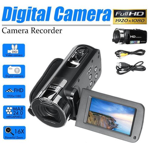 Full 1080P HD Home Digital Camera 24 Million Pixels DV video recorder 16X Zoom NEW