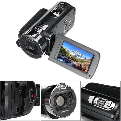 Full 1080P HD Home Digital Camera 24 Million Pixels DV video recorder 16X Zoom NEW