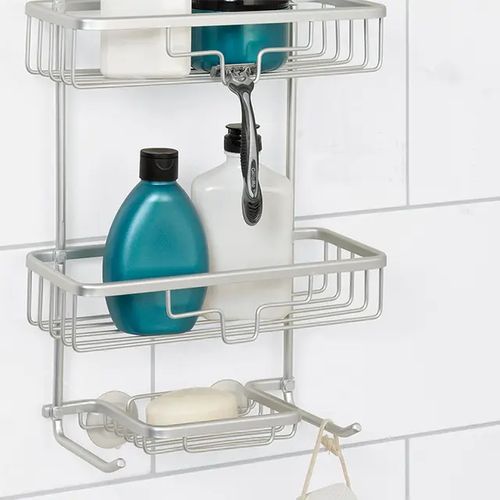 Stainless steel hanging shower caddy ( 3 tiers)