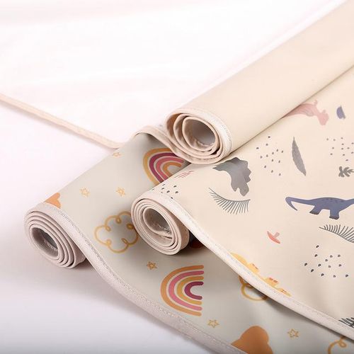 Baby Waterproof Crib Sheet Three Sizes Baby Changing Mat Cotton Reusable Infant Change Diaper Pad Cover Washable Diaper