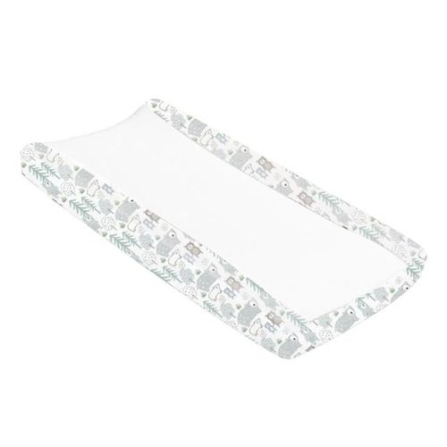 Baby Changing Pad Cover Floral Print Fitted Crib Sheet Infant or Toddler Bed Nursery Unisex Diaper Change Table Sheet