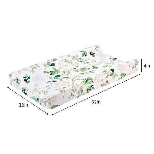 1Pc Baby Changing Pad Cover Floral Print Fitted Crib Sheet Infant or Toddler Bed Nursery Unisex Diaper Change Table Sheet
