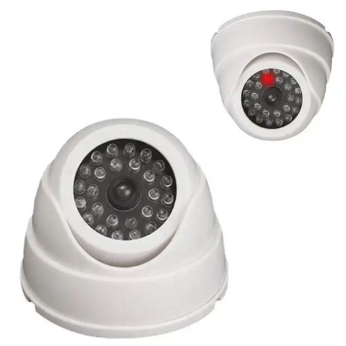 Wireless Dummy camera Plastic Dome CCTV Security Camera With Flashing Red Surveillance Indoor Outdoor