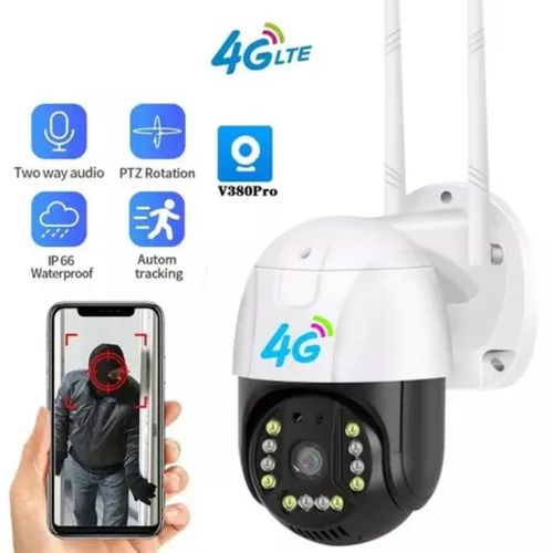 V380 IP camera Outdoor  mini 4g PTZ camera HD 3mp Wireless CCTV 4g IP PTZ camera