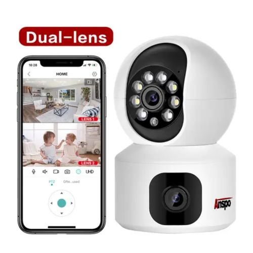 Camera 4g SIM card Dual lens 4mp indoor camera wireless security Night vision V380 pro Video surveillance
