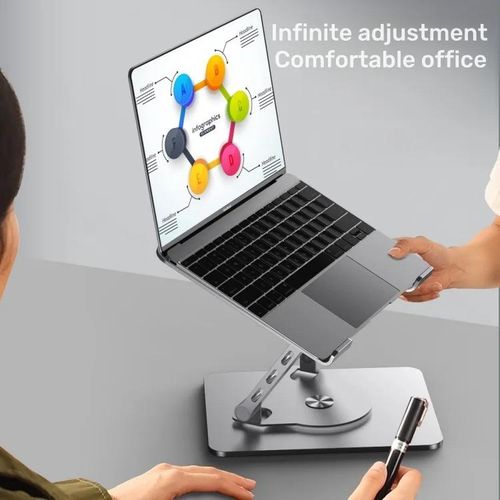 Rotating Base Adjustable 360&degrees Laptop Stand Holder