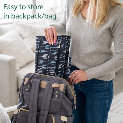 Portable Baby Diaper Changing Pad Convenient to Use Multipurpose Travel Bag Suitable for Thoughtful Baby Shower Gifts NO5297