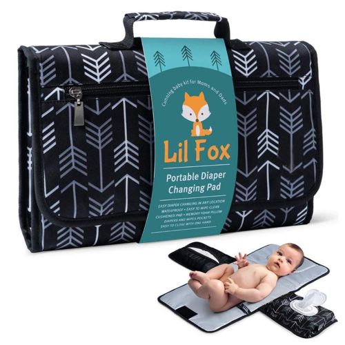 Portable Baby Diaper Changing Pad Convenient to Use Multipurpose Travel Bag Suitable for Thoughtful Baby Shower Gifts NO5297
