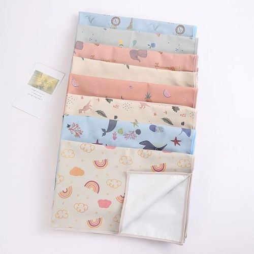 35x50cm Portable Baby Changing Pad Waterproof Reusable Diaper Pad Cover Changing Mat Crib Mattress Sheet Infants Floor For