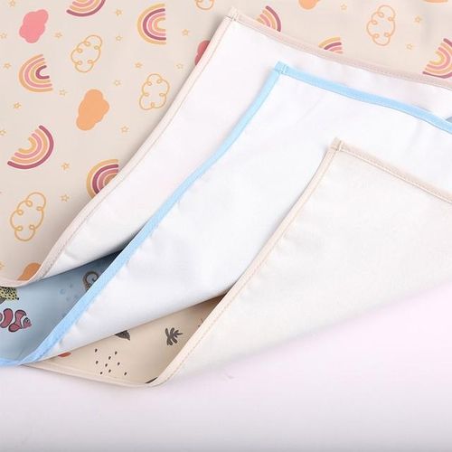 35x50cm Portable Baby Changing Pad Waterproof Reusable Diaper Pad Cover Changing Mat Crib Mattress Sheet Infants Floor For
