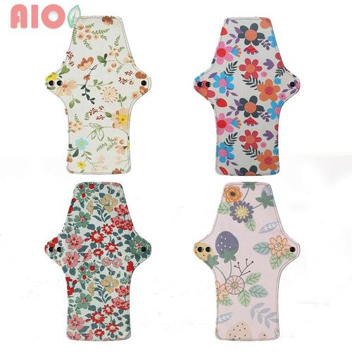 1PC Female Reusable Sanitary Pads Women Monthly Hygiene Gaskets Postpartum Nursing Napkin Toallas Femeninas Reutilizables